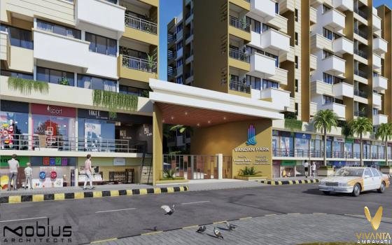Vandhan-Park-Amravati-apartment-sale-vivanta-group-Gadgeshwar-Road-front-view